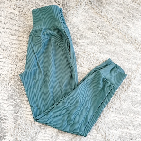 Women’s Athleta Ribbed Joggers - Seafoam (XS) - Picture 1 of 2